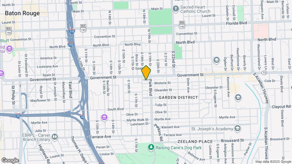 1833 Wisteria St Map and Location Details