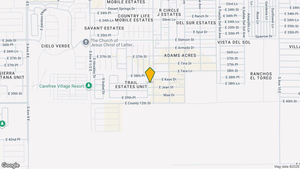 3875 S Joshua Ln Map and Location Details