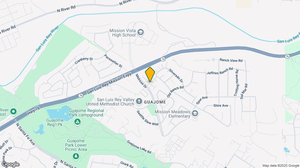 1477 Rancho Rose Way Map and Location Details
