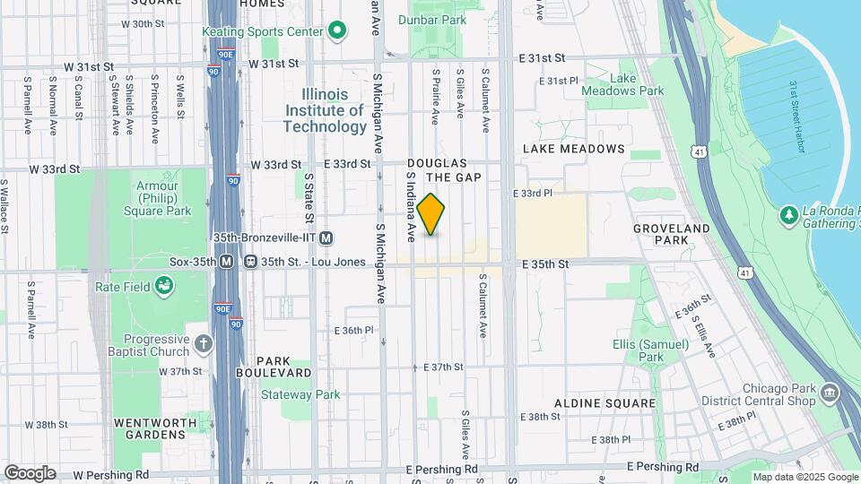 3432 S Prairie Ave Map and Location Details