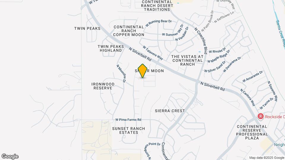 8667 N Golden Moon Way Map and Location Details