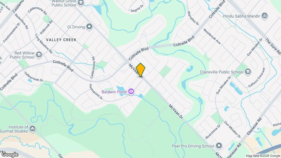 2 Huntspoint Dr Map and Location Details