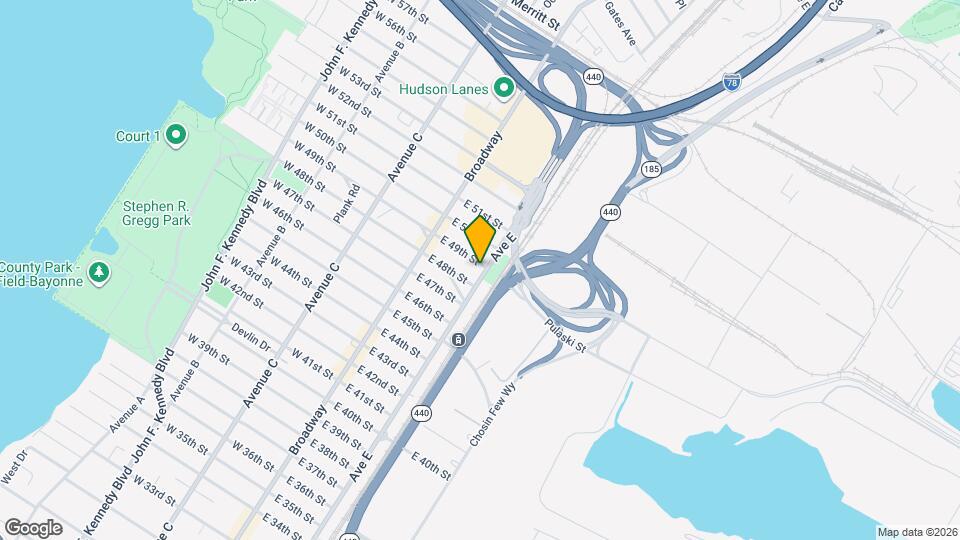 777 Avenue E Map and Location Details