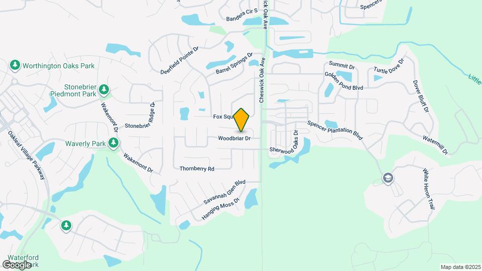 3726 Woodbriar Dr Map and Location Details
