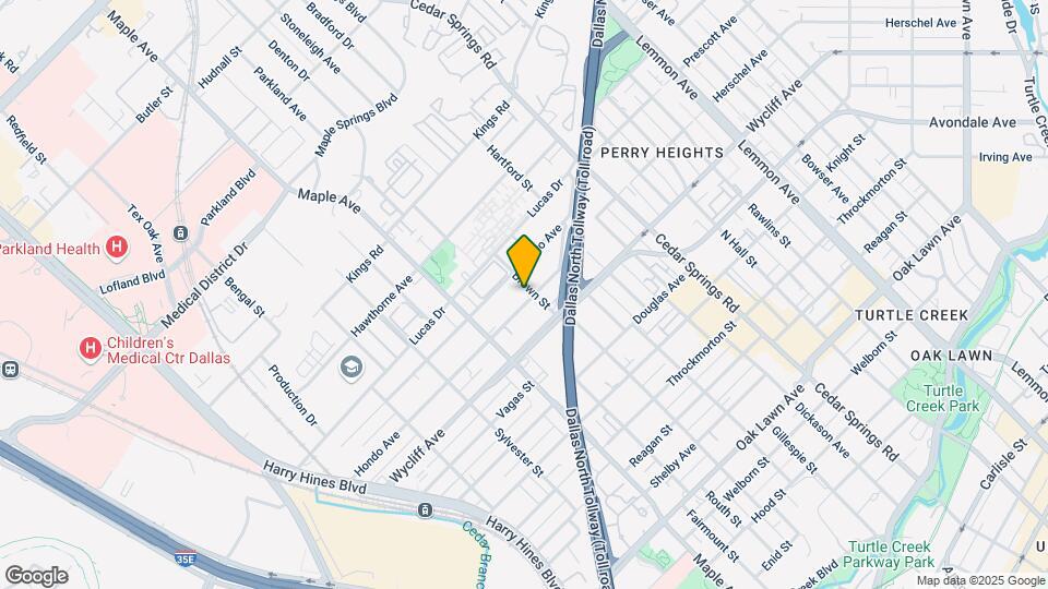 2611 Hondo Ave Mapa y Detalles de la Ubicación