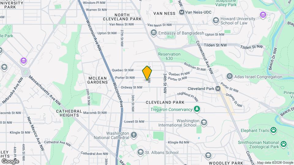 3512 35th St NW Map and Location Details