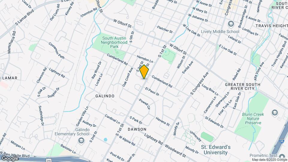 2710 S 1st St Map and Location Details