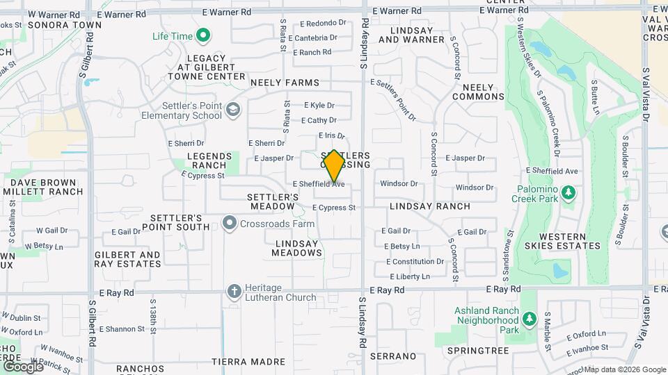 721 E Sheffield Ave Map and Location Details