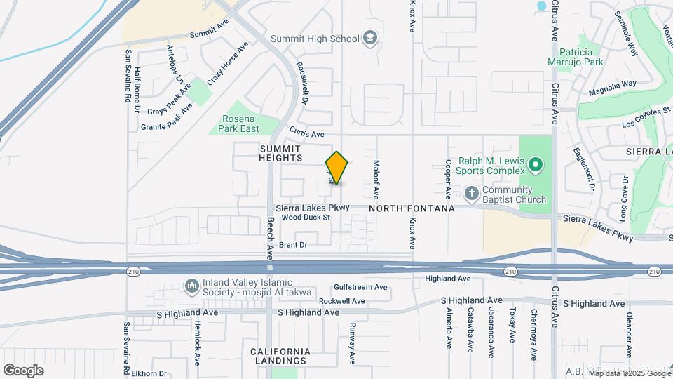 6251 Hetty St Map and Location Details