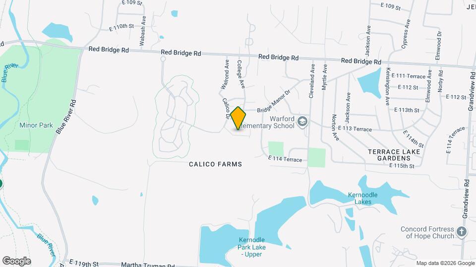 11345 Calico Dr Map and Location Details