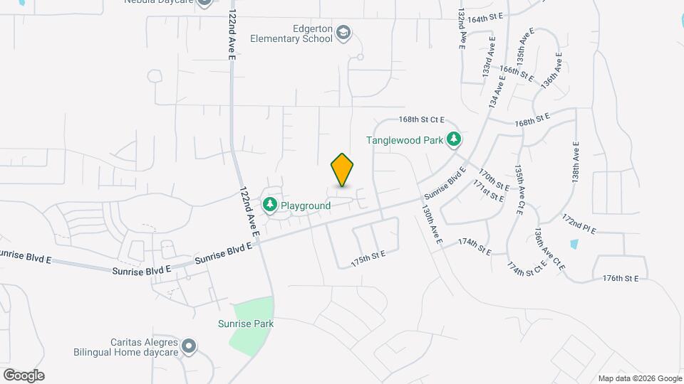 12615 172nd St E Map and Location Details