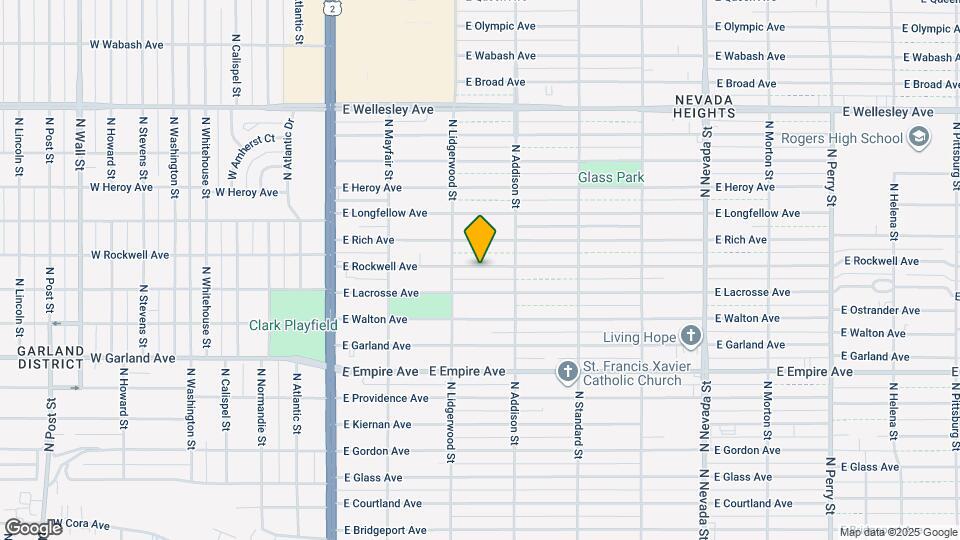 328 E Rockwell Ave Map and Location Details