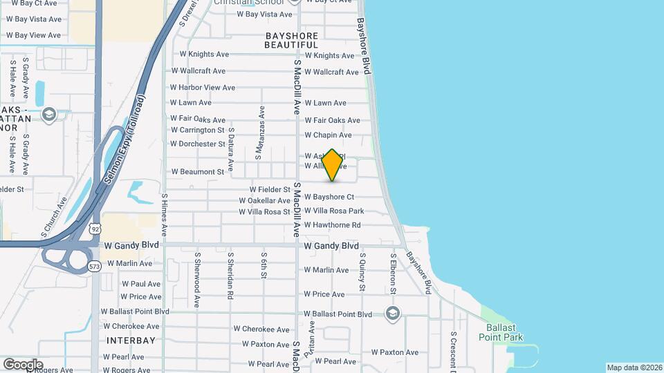 2918 W Coachman Ave Map and Location Details