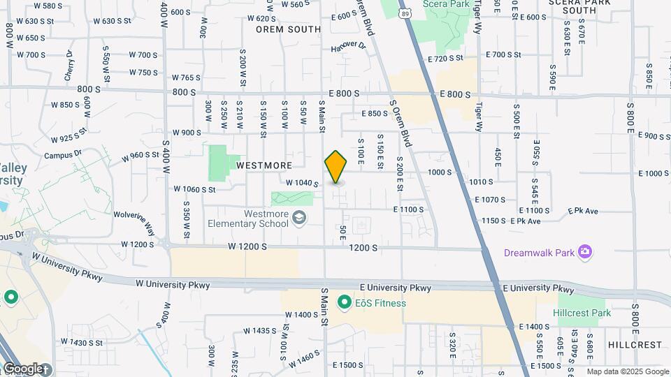 1052 S Ellen Cir Map and Location Details