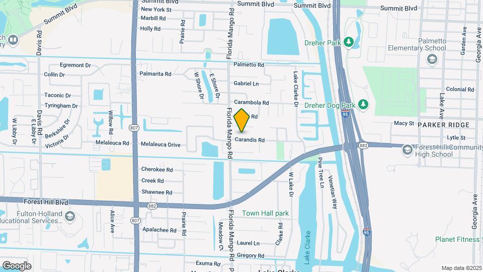 1835 Carandis Rd Map and Location Details
