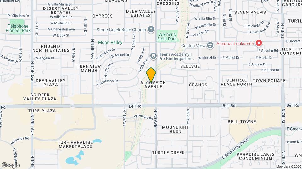 717 W Anderson Dr Mapa y Detalles de la Ubicación