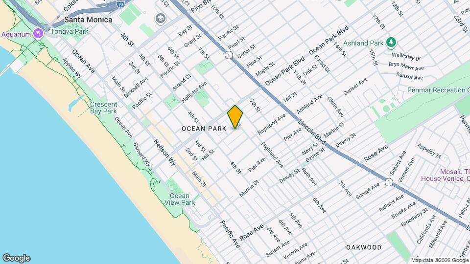 516 Hill St Map and Location Details