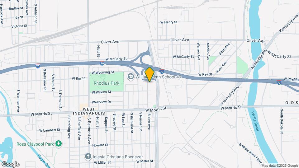 1029 Blaine Ave Map and Location Details