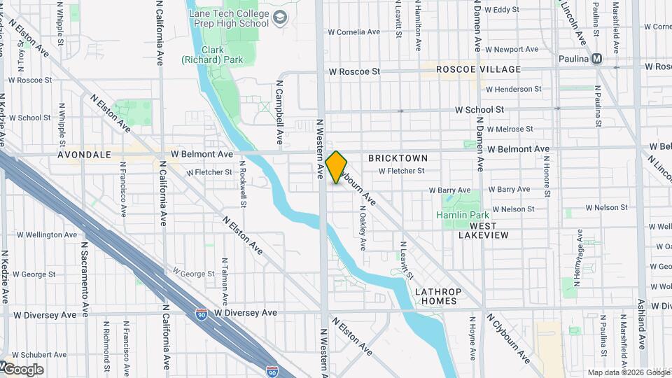 2342 W Barry Ave Map and Location Details