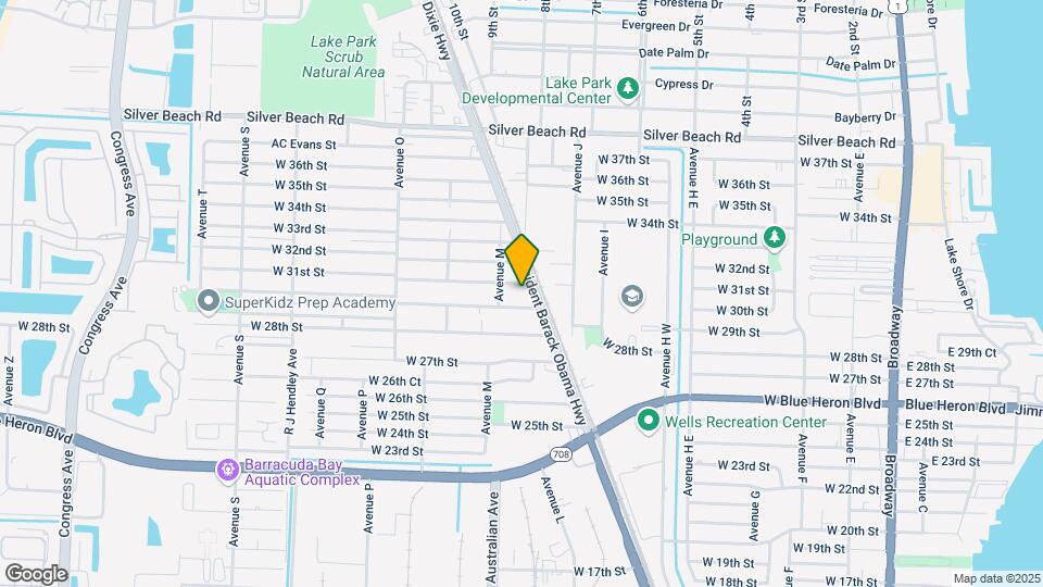 1021 W 31st St Map and Location Details