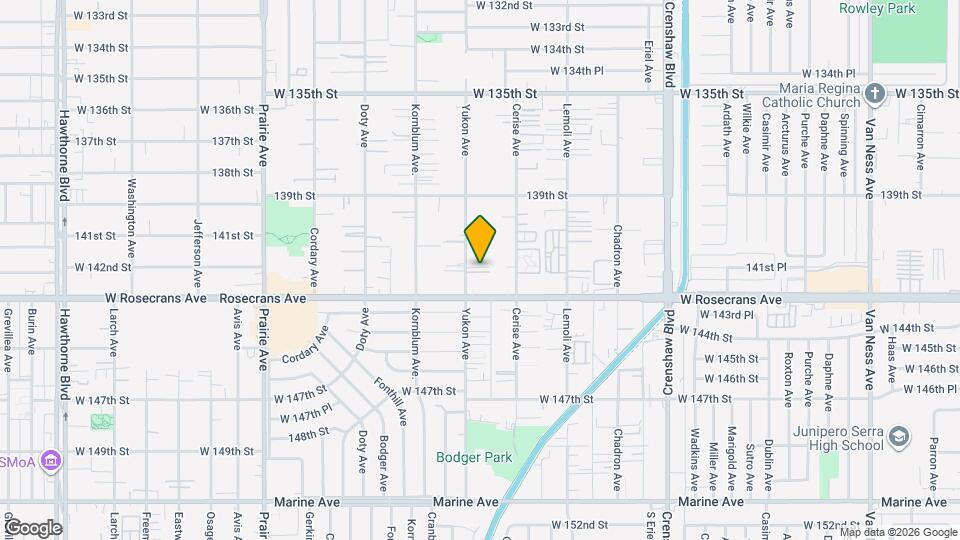 14112 Yukon Ave Map and Location Details