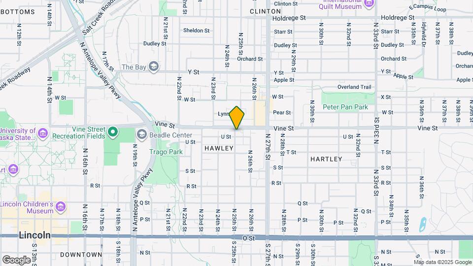 730 N 25th St Map and Location Details