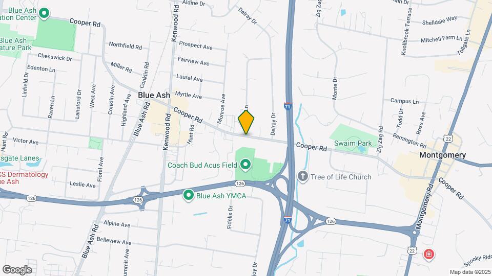 5355 Cooper Rd, Unit F Map and Location Details