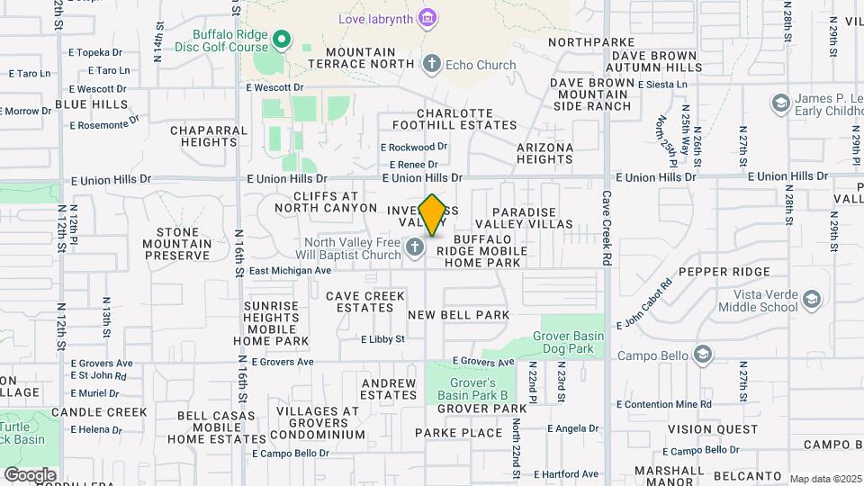 2009 E Bluefield Ave Map and Location Details