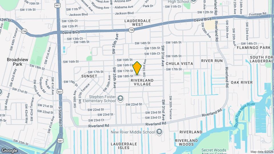 3340 SW 18th St Map and Location Details