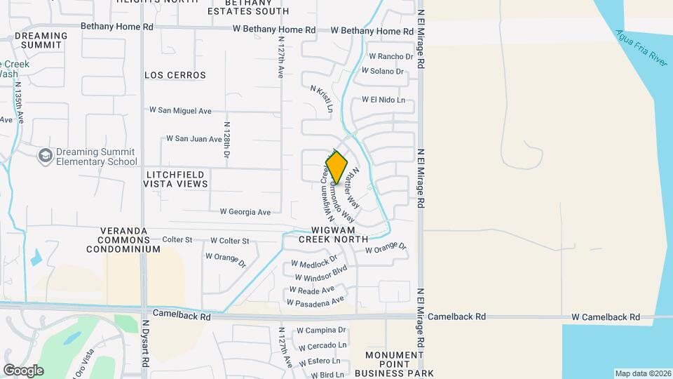 5431 N Ormondo Way Map and Location Details