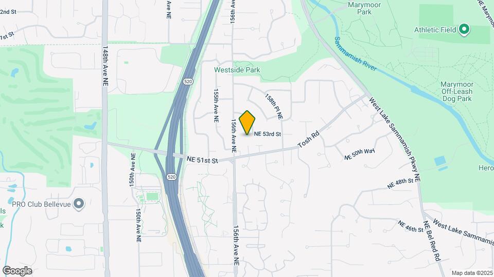 15609 NE 53rd St Map and Location Details