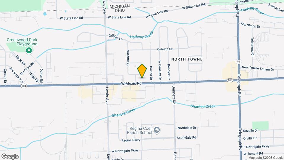 740 W Alexis Rd Map and Location Details