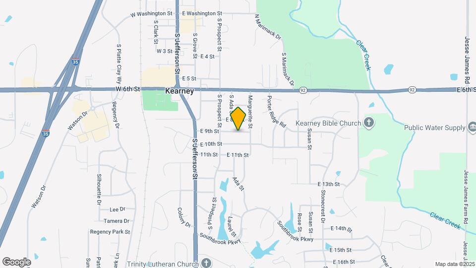 403 E 9th St Map and Location Details