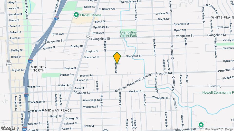 4236 Delaware St Map and Location Details