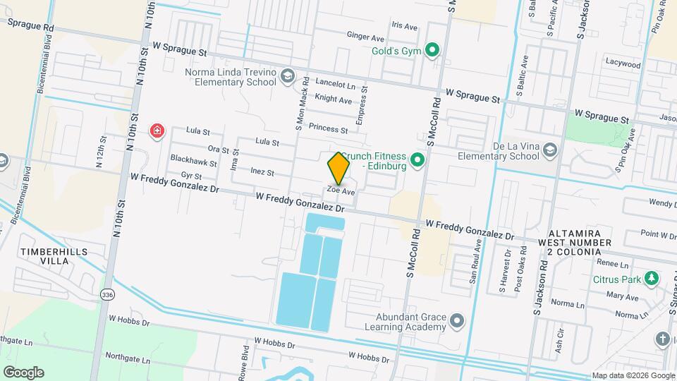 22 Zoe Ave Mapa y Detalles de la Ubicación