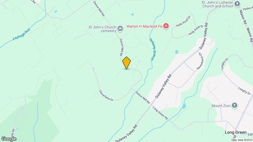 3925 Dance Mill Rd Map and Location Details