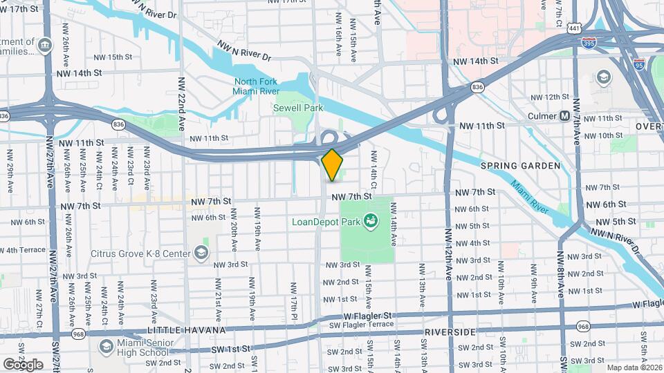 1628 NW 8th St Map and Location Details