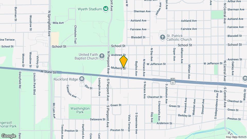 129 N Burbank Ave Map and Location Details