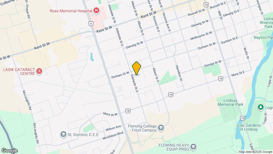 Adelaide St South - Lindsay Map and Location Details