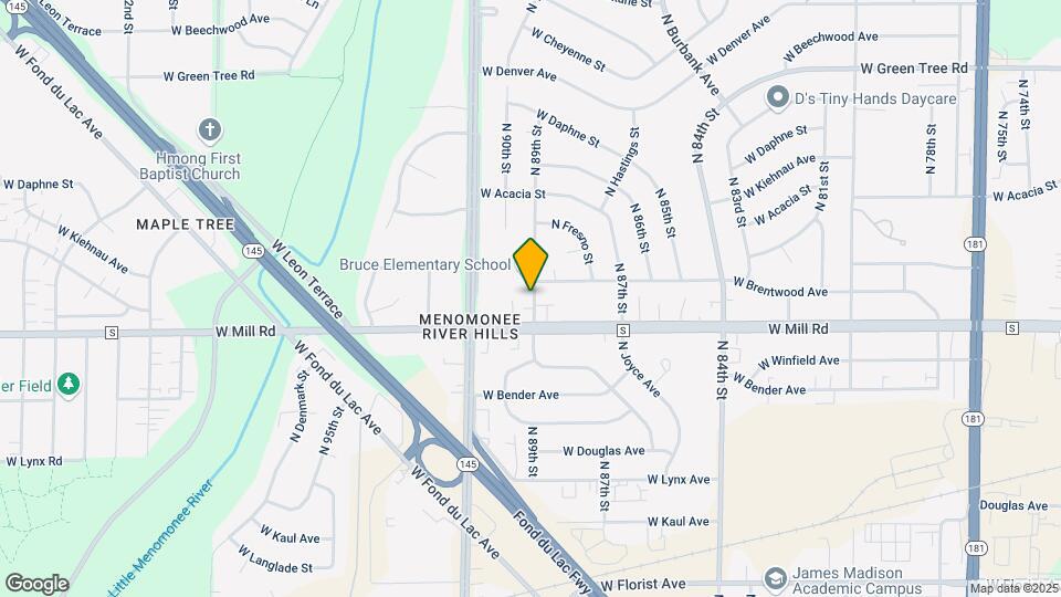 6429 N 89th St Map and Location Details