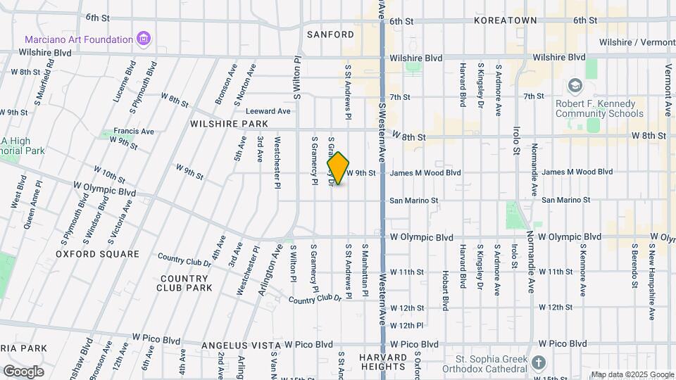 926 S Gramercy Dr Map and Location Details