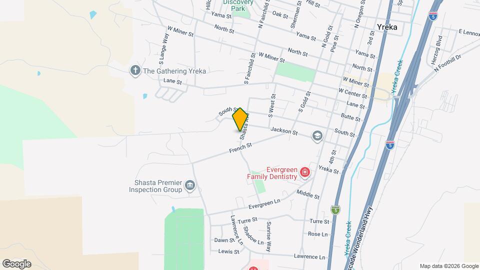 615 Shasta Ave Map and Location Details