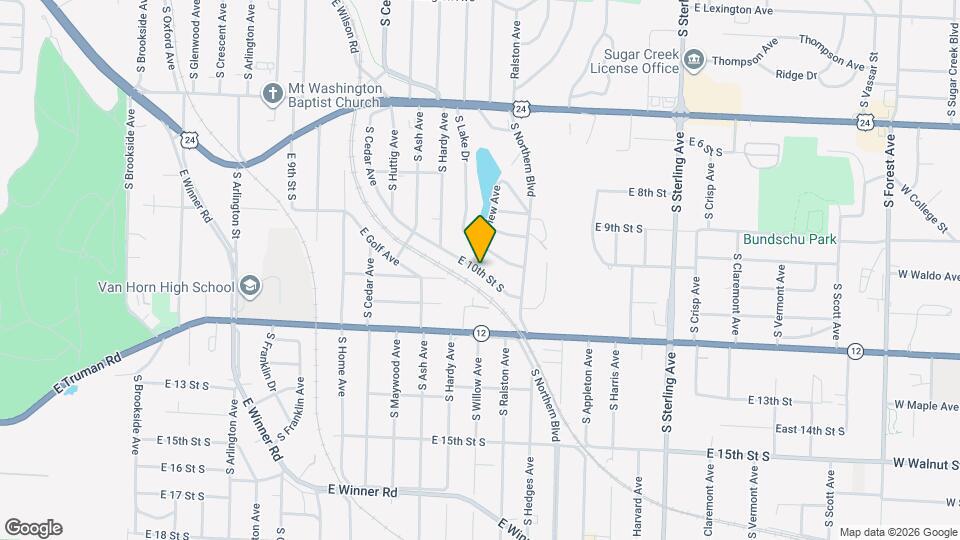 10516 E 10th St S Map and Location Details