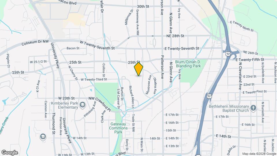 2372 Greenway Ave NW Map and Location Details