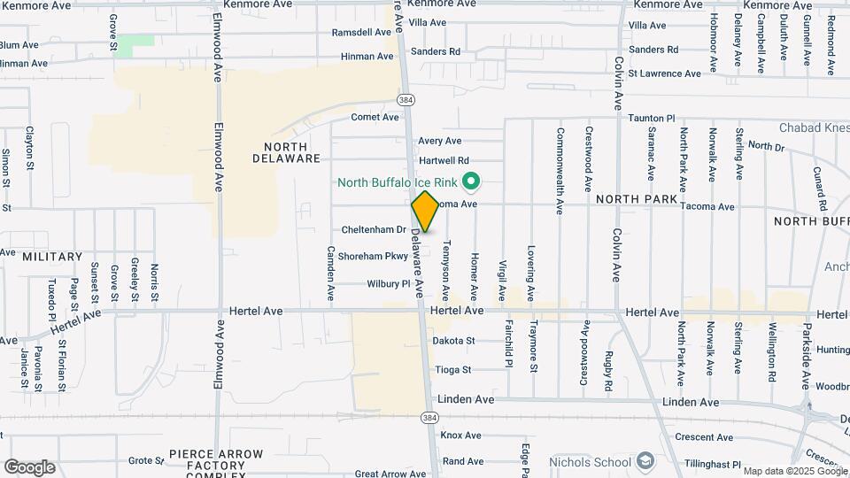 2429 Delaware Ave Mapa y Detalles de la Ubicación