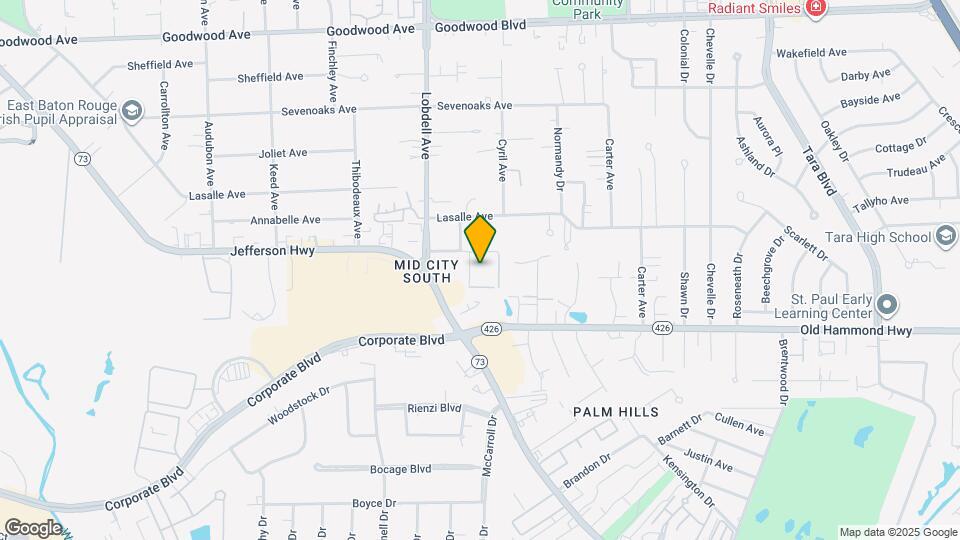 1701 Lobdell Ave Map and Location Details