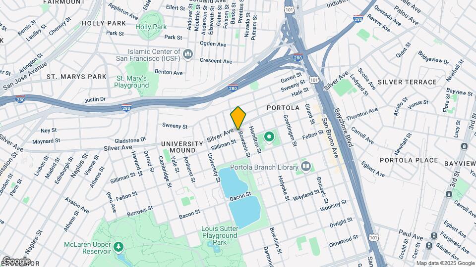 424 Bowdoin St Map and Location Details