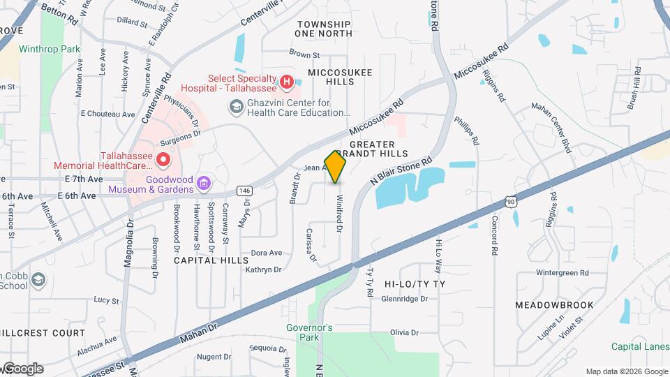 1232 Winifred Dr Map and Location Details