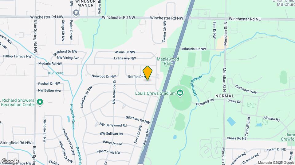 4609 Lakeview Dr NW Map and Location Details