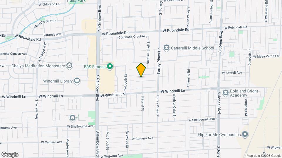 6610 Gilded Lantern Ave Map and Location Details